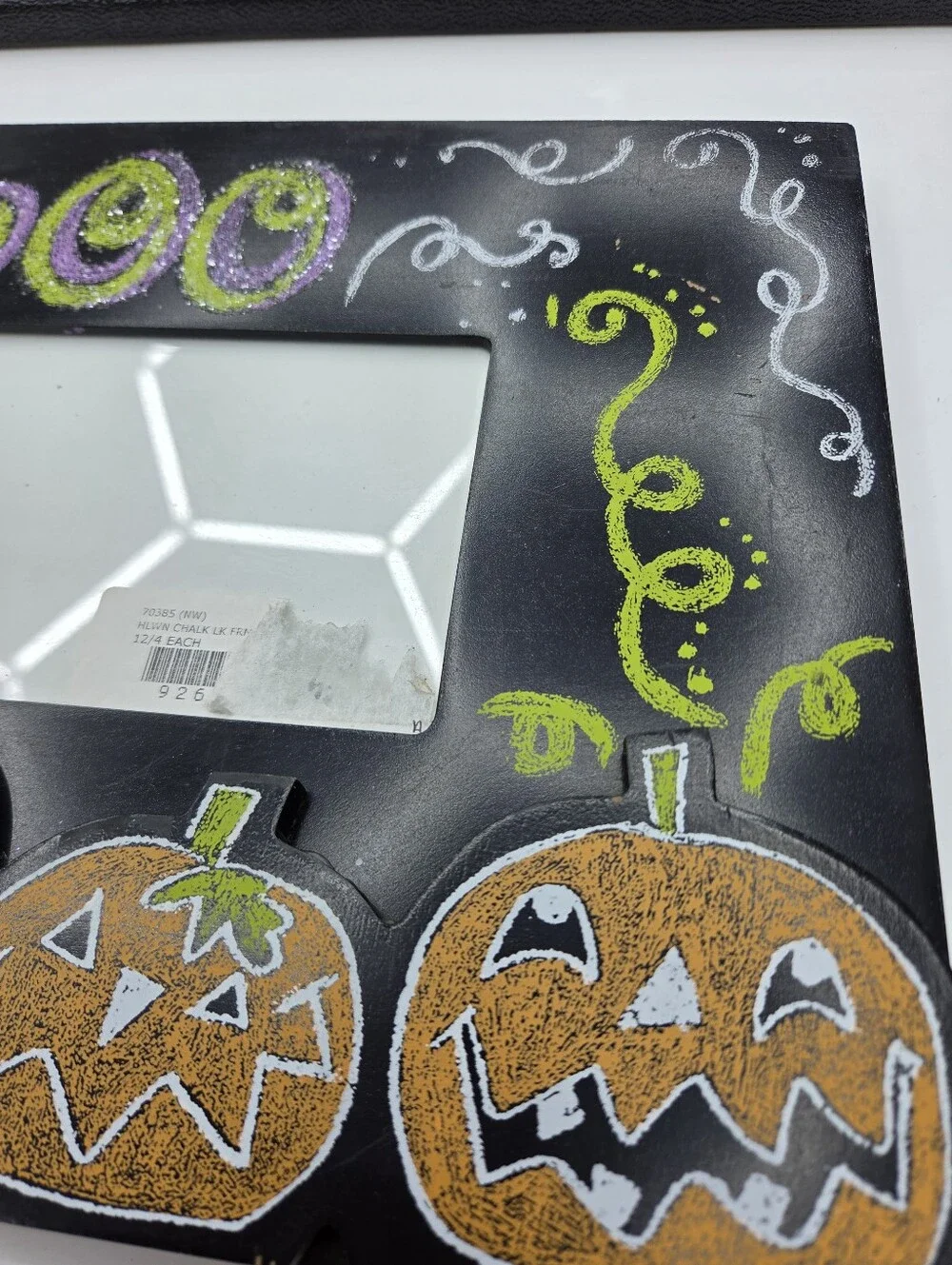 Halloween Picture Frame 4x6 Chalkboard Style 